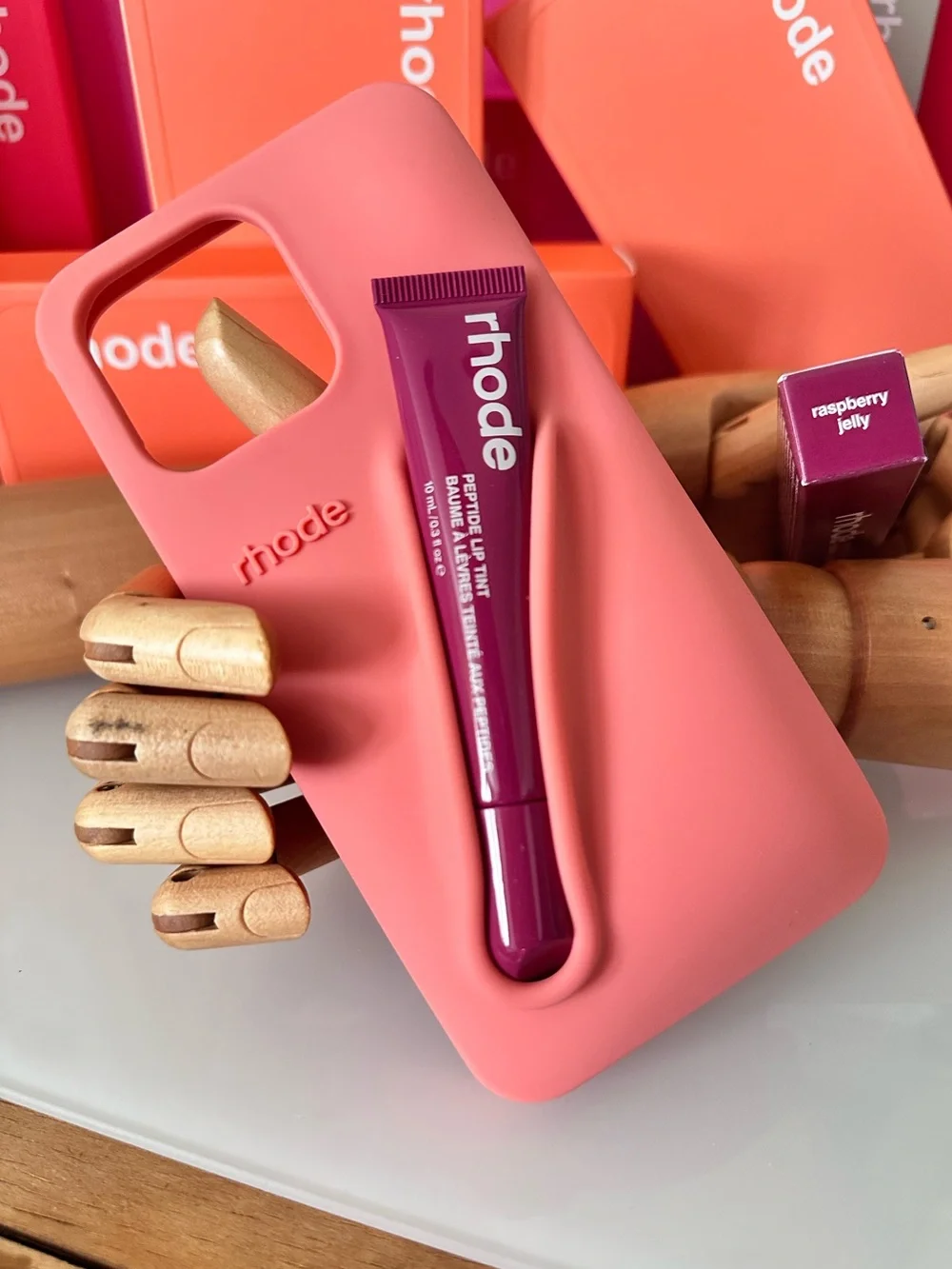NEW Rhode Orange Silicone Phone Case | Peach Pit NIB iPhone 15 Pro Max